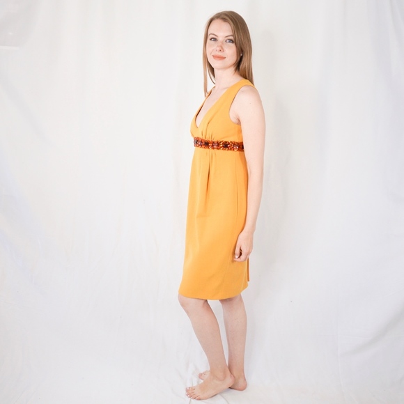 Gio' Guerreri Marigold Embellished Tulip Dress - Picture 6 of 8